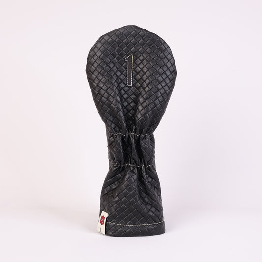 Royal Headcover: Black Sassari + Pitch Black