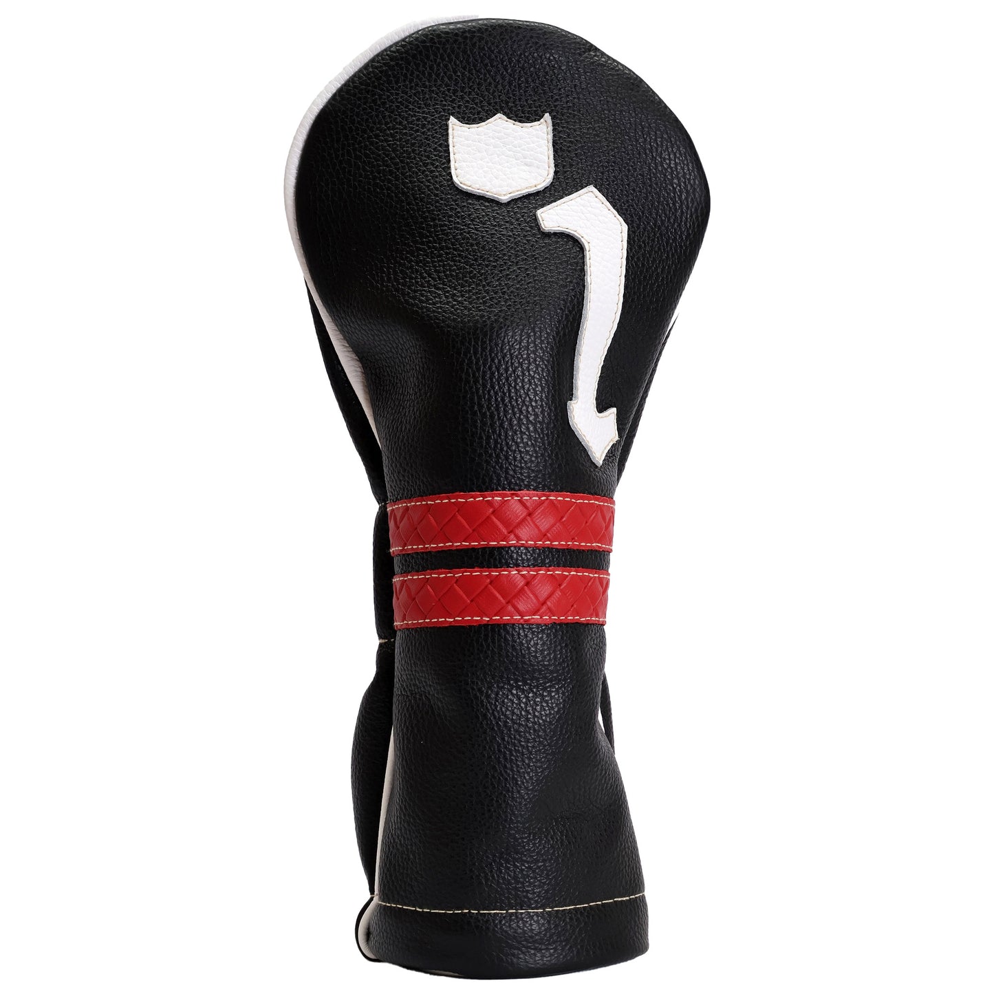 TIMELESS HEADCOVER: PITCH BLACK / RED SASSARI / PURE WHITE