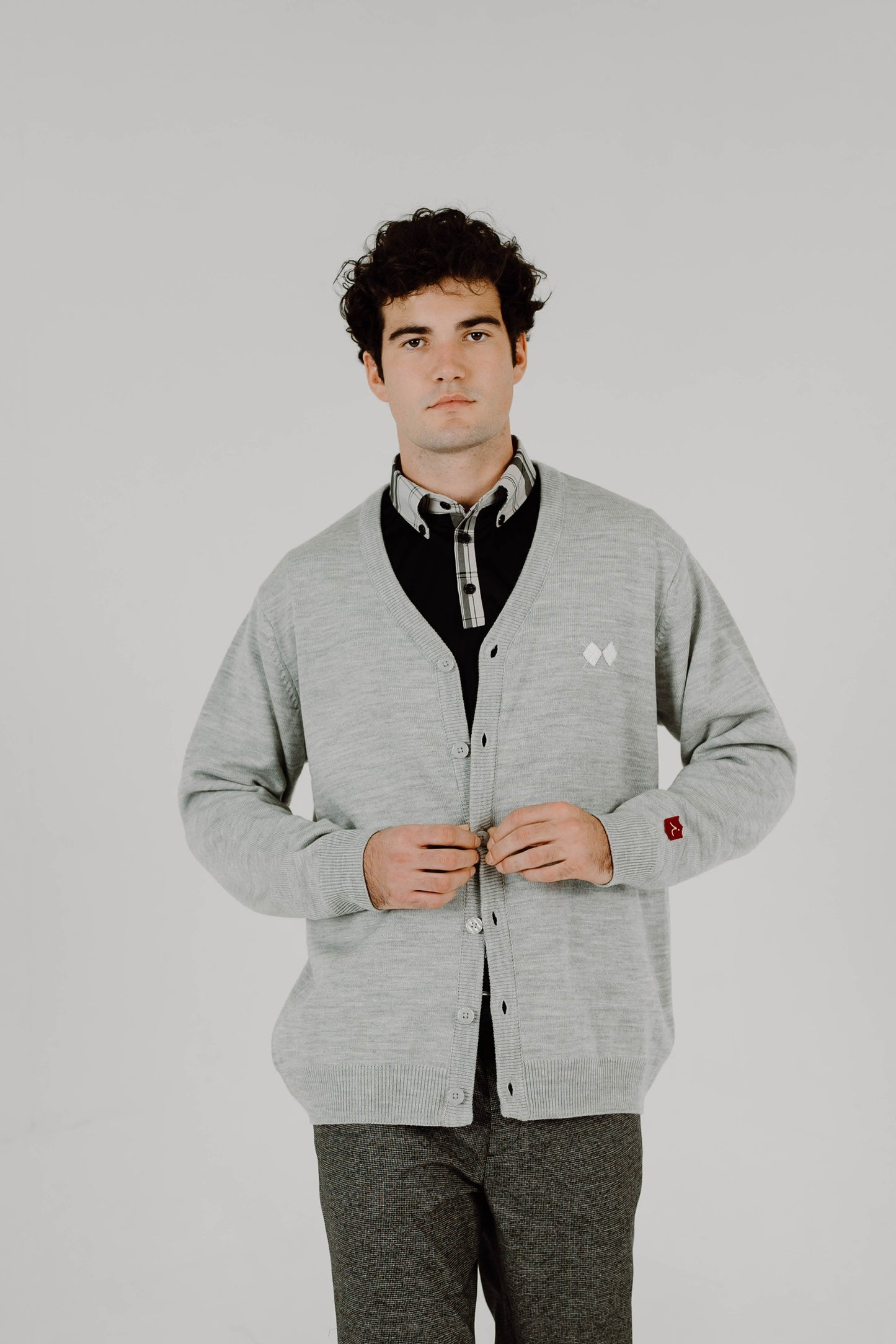 Clubhouse Cardigan: Steel Gray