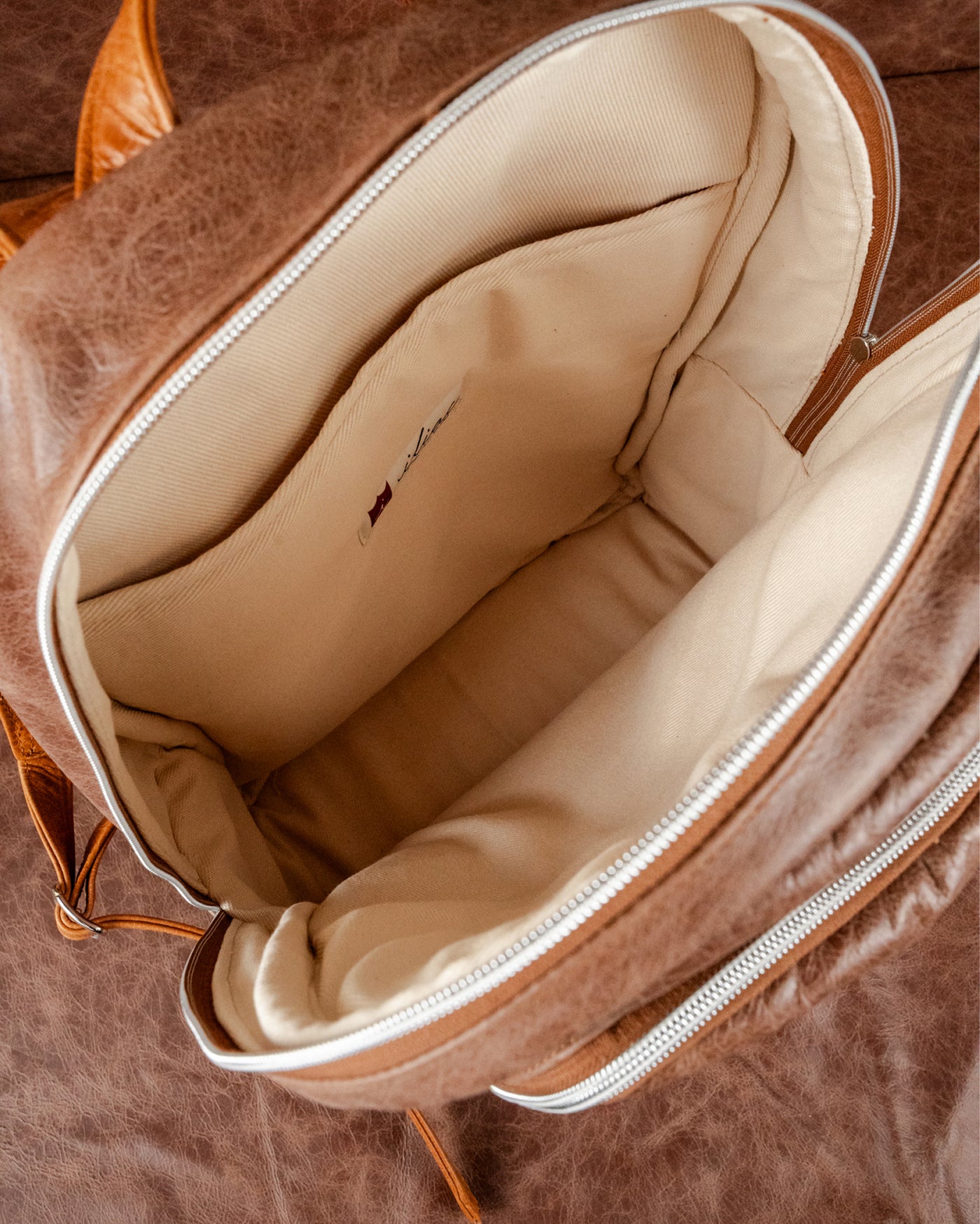 The Red Label Leather Backpack - Fall Edition
