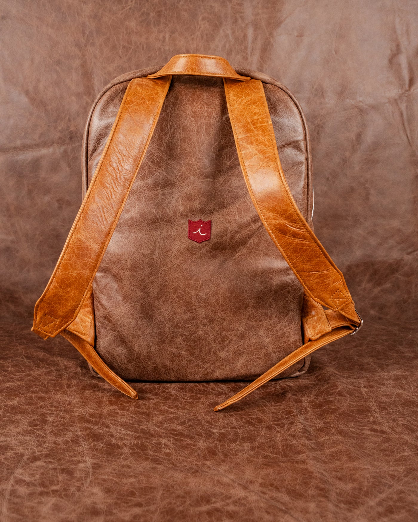 The Red Label Leather Backpack - Fall Edition