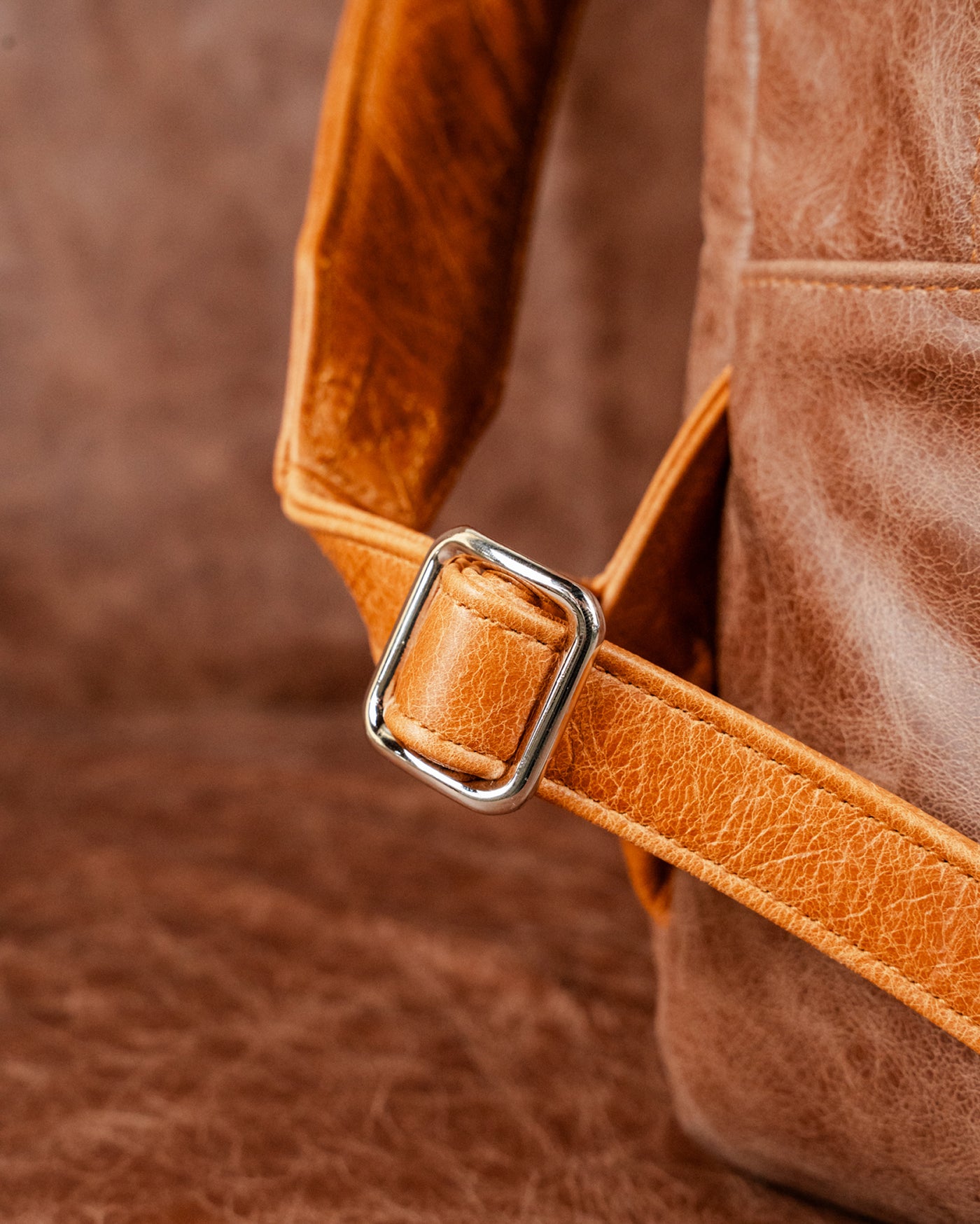The Red Label Leather Backpack - Fall Edition