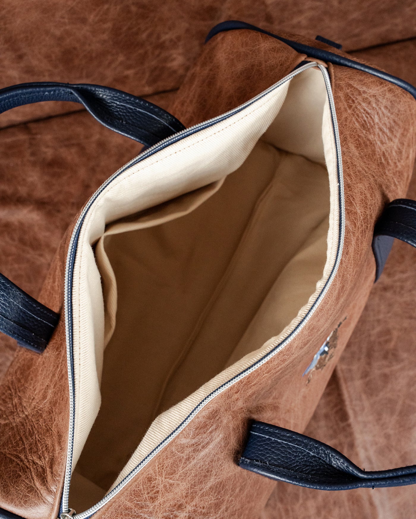 Tobacco Brown + Navy