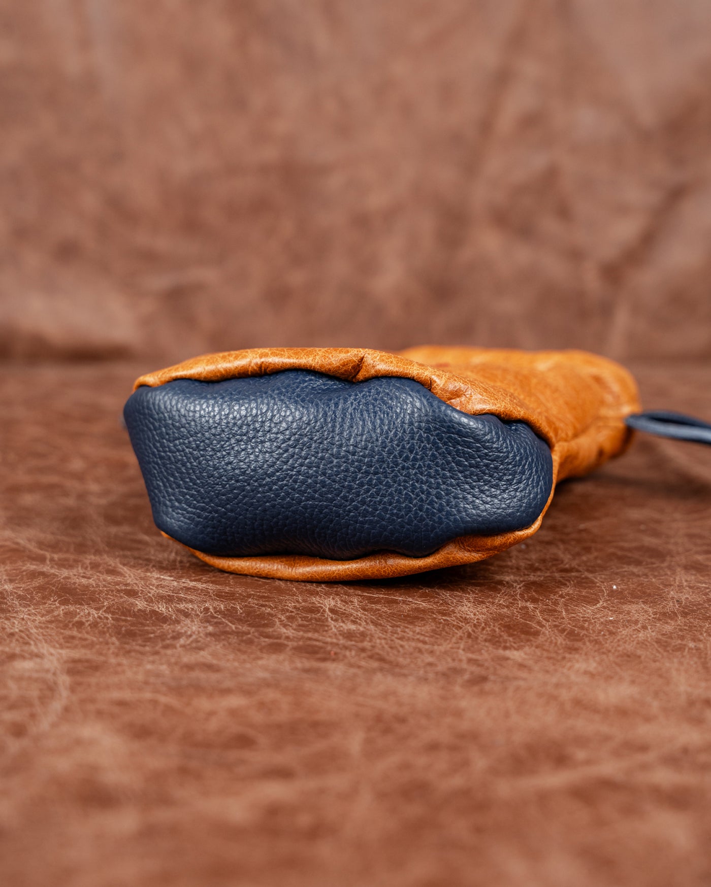 Caramel + Navy