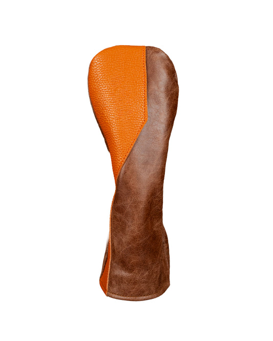Split Panel Leather Headcover