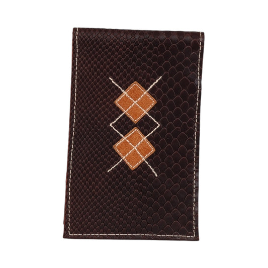 Yardage Book Cover: Brown Boa + Caramel