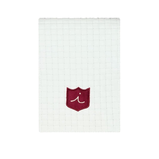 Yardage Book Cover: White Sassari