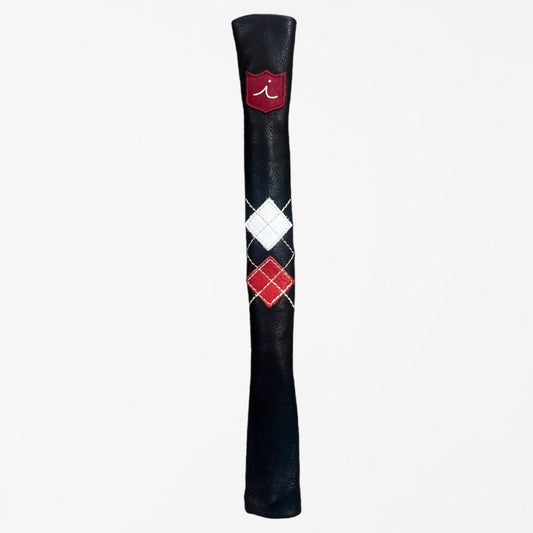 Alignment Stick: Pitch Black, Red Patent Croc & Pure White