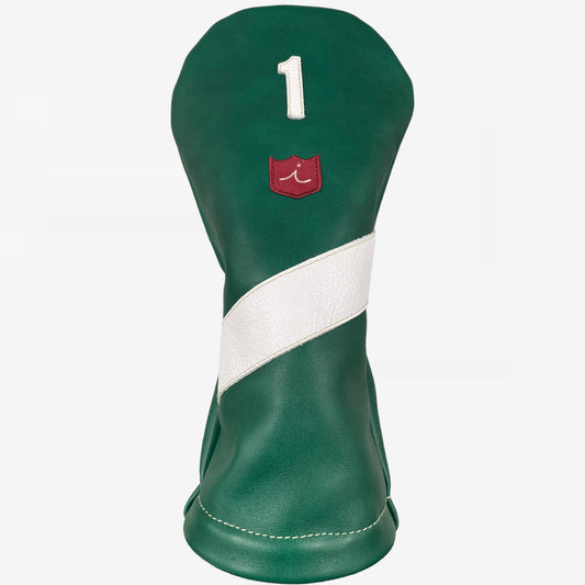 Royal Headcover: Masters Green + Pure White