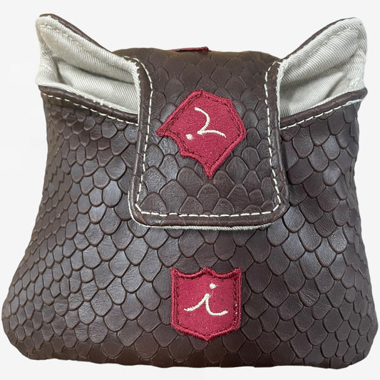 Dancing Crests Full Mallet Headcover: Brown Boa