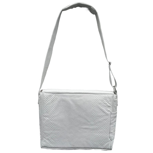 Exotic Computer Bag: White Boa