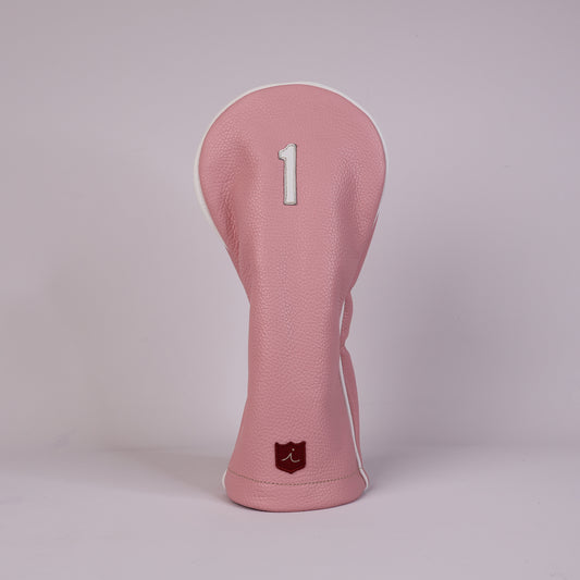 Classic Headcover: Light Pink + Pure White