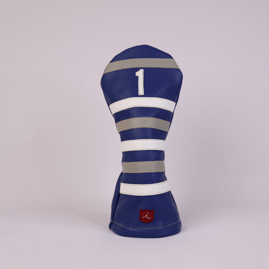 Polo Headcover: True Blue + Eagle Gray / Pure White