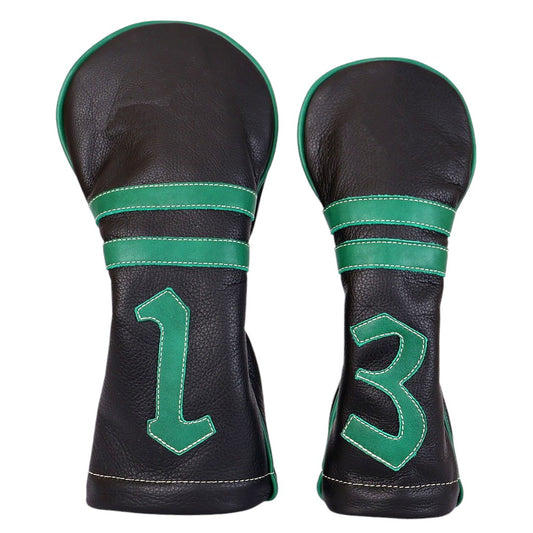 TIMELESS HEADCOVER: PITCH BLACK / MASTERS GREEN