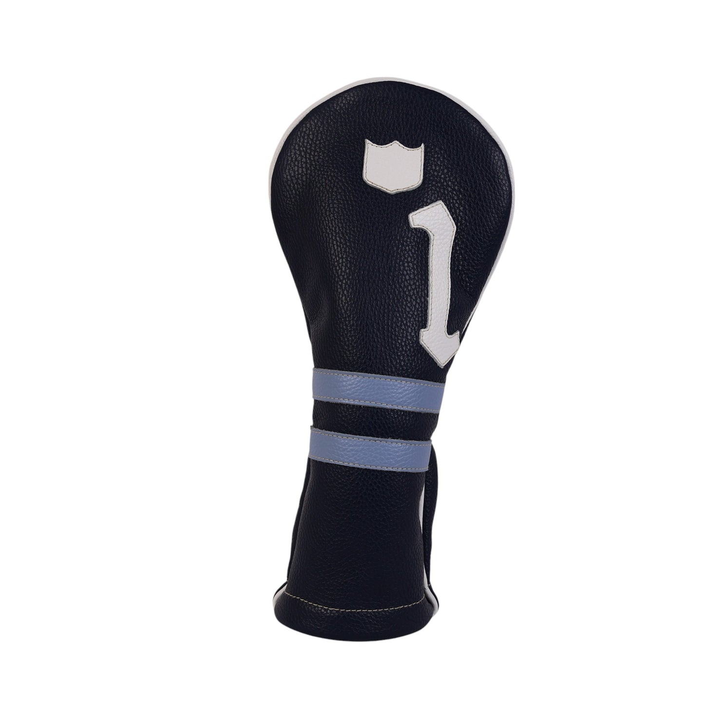 Timeless Headcover: Navy + Carolina Blue / Pure White