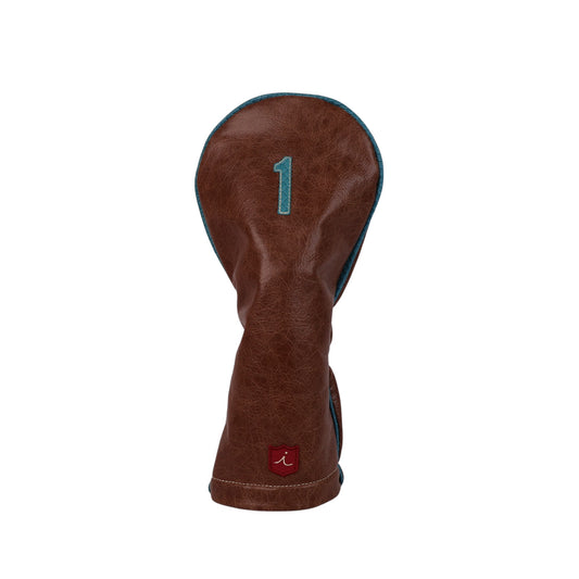 Classic Headcover: Tobacco Brown + Tiffany Boa