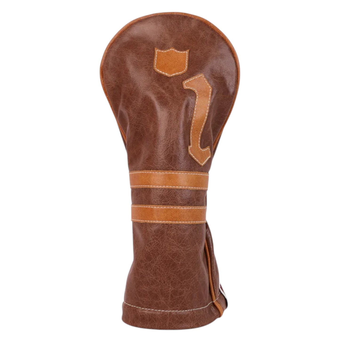 Timeless Driver Headcover Tobacco Brown + Carmel