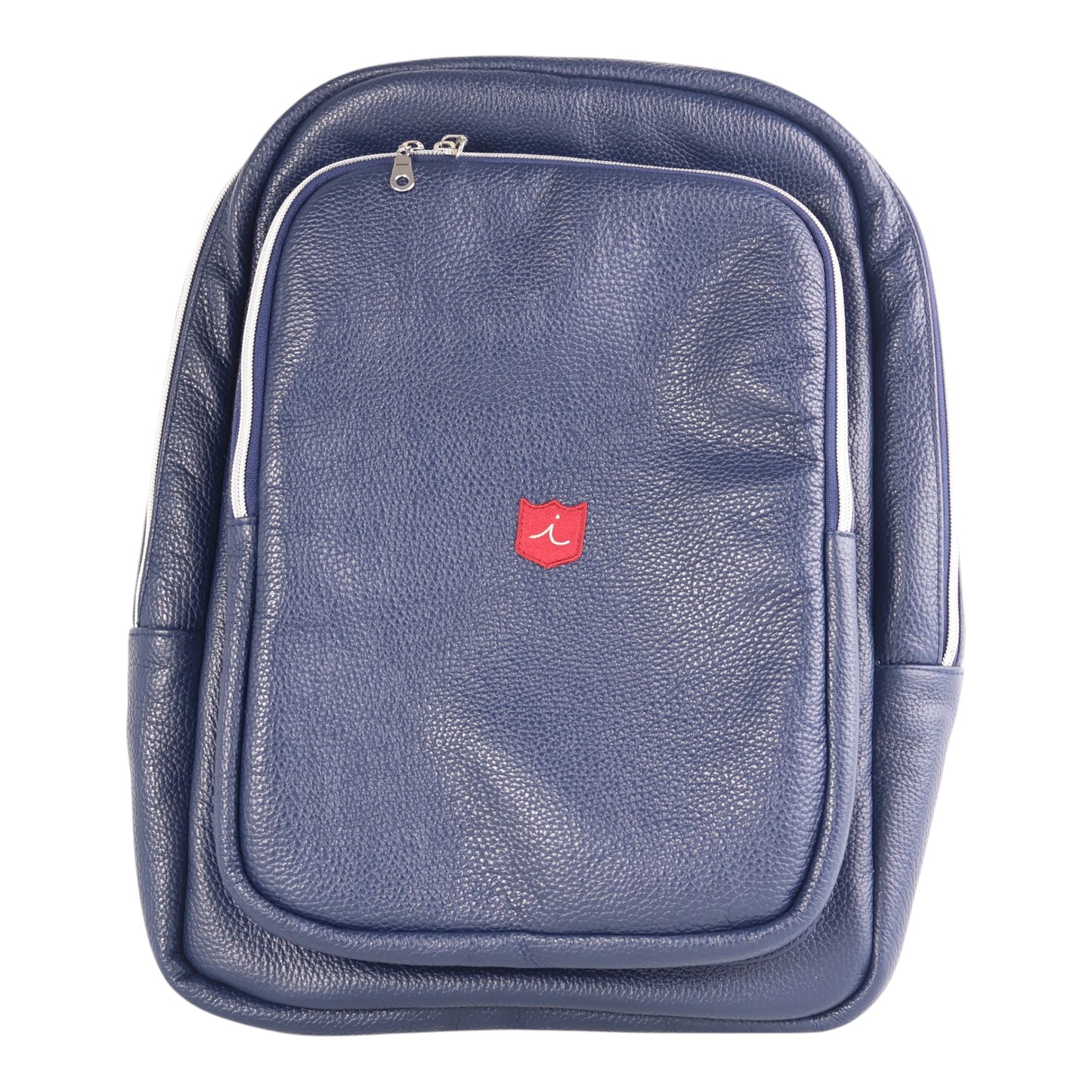 Red Label Backpack: Navy + Pure White