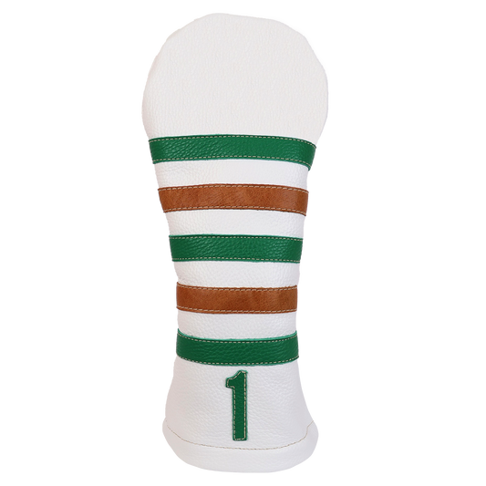 POLO HEADCOVER: PURE WHITE + MASTERS GREEN / VERMONT HONEY