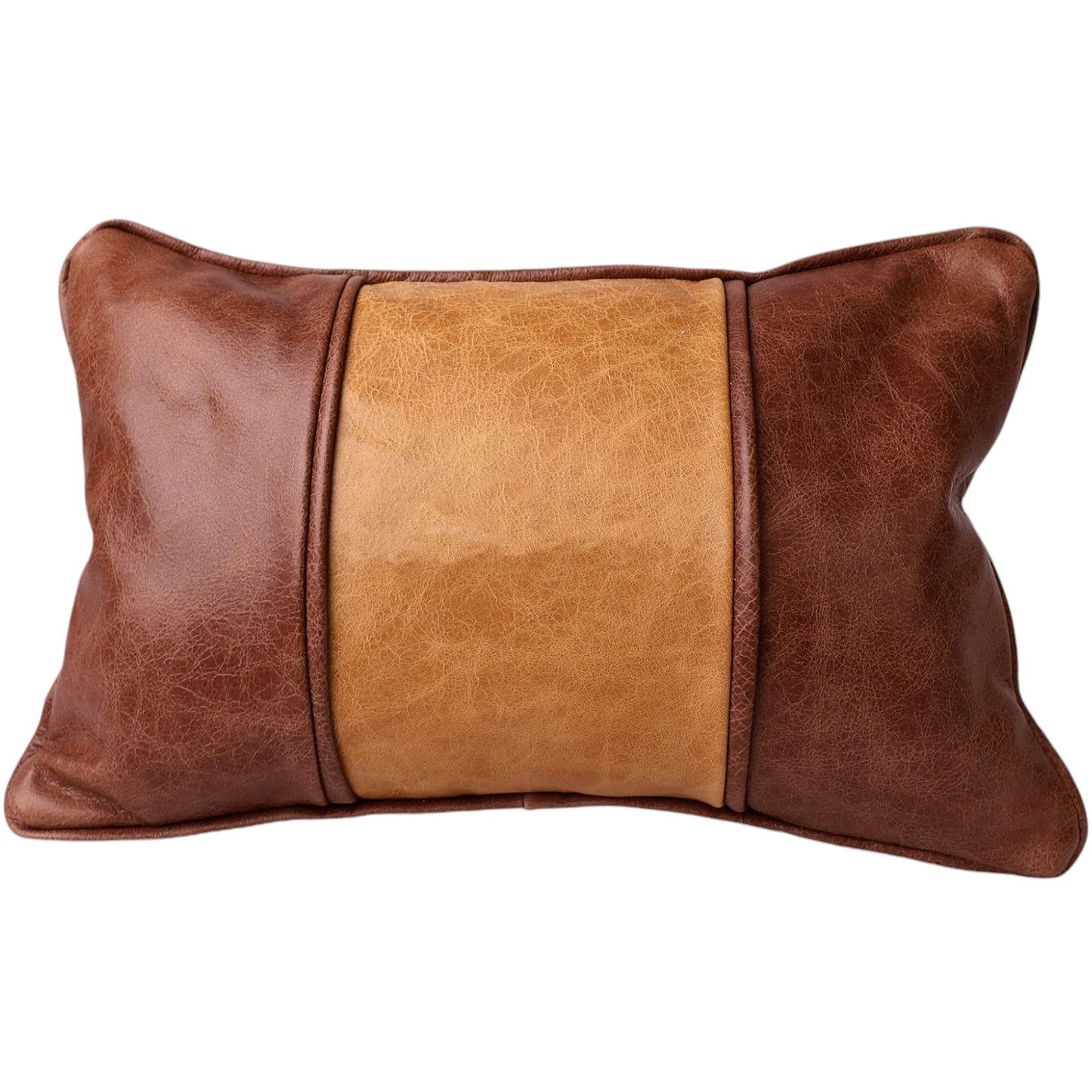 Small Volare Pillow: Tobacco Brown + Vermont Honey