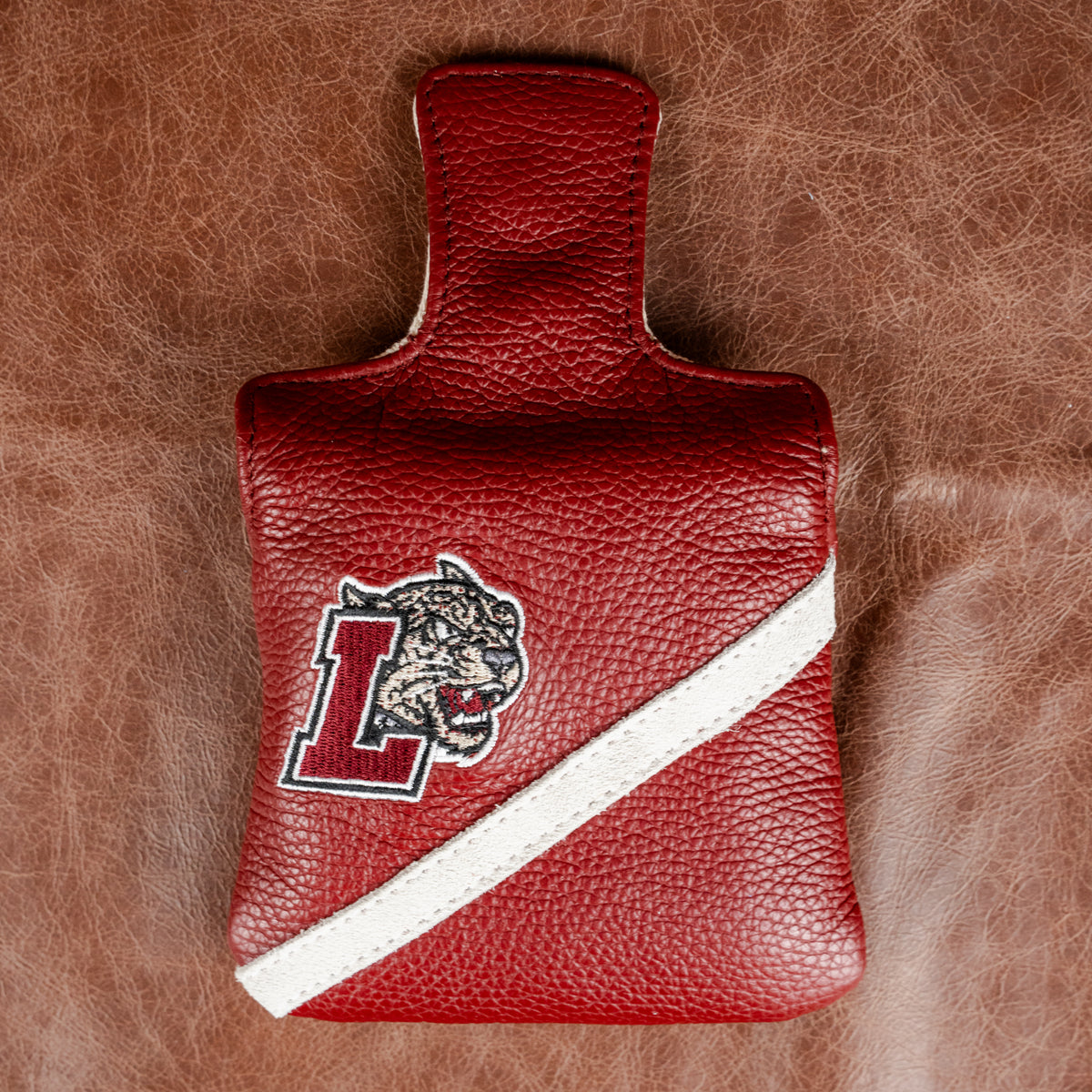 Lafayette Crimson Leather Mallet Putter Cover