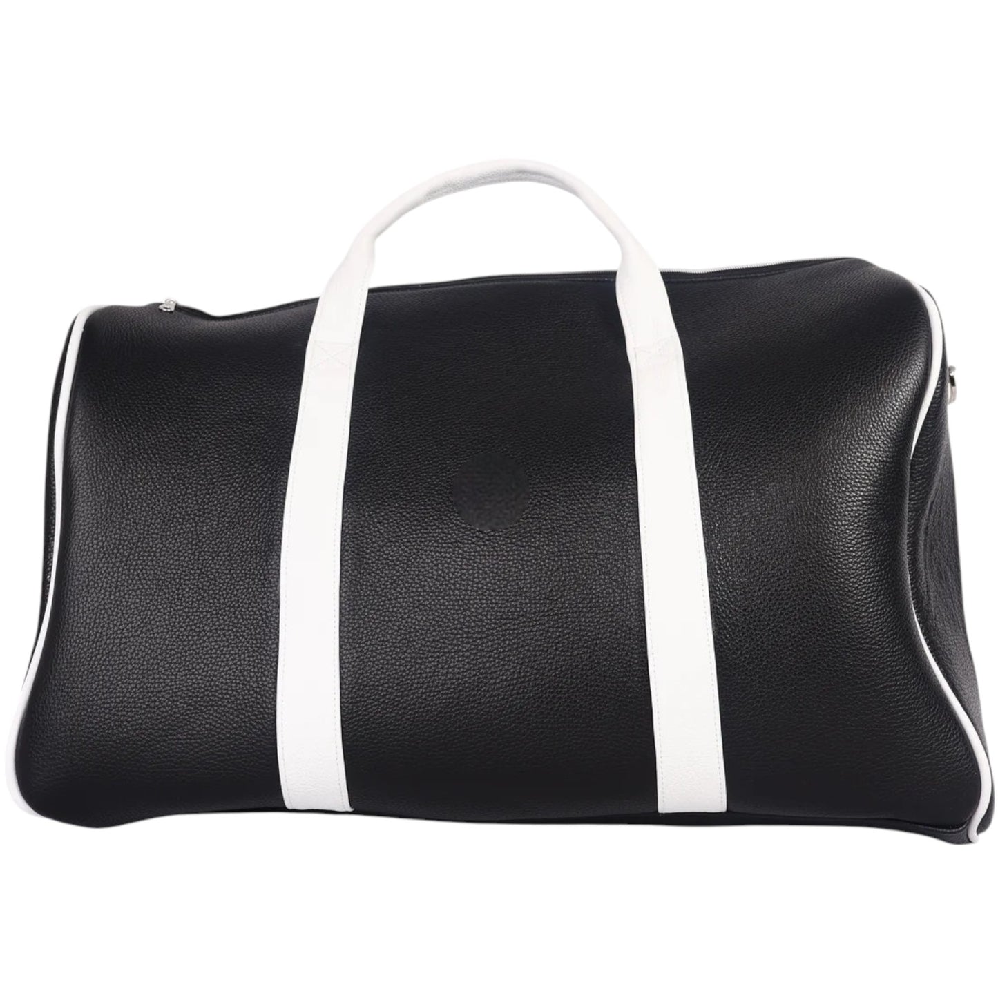 Milano Duffel Bag: Pitch Black + Pure White