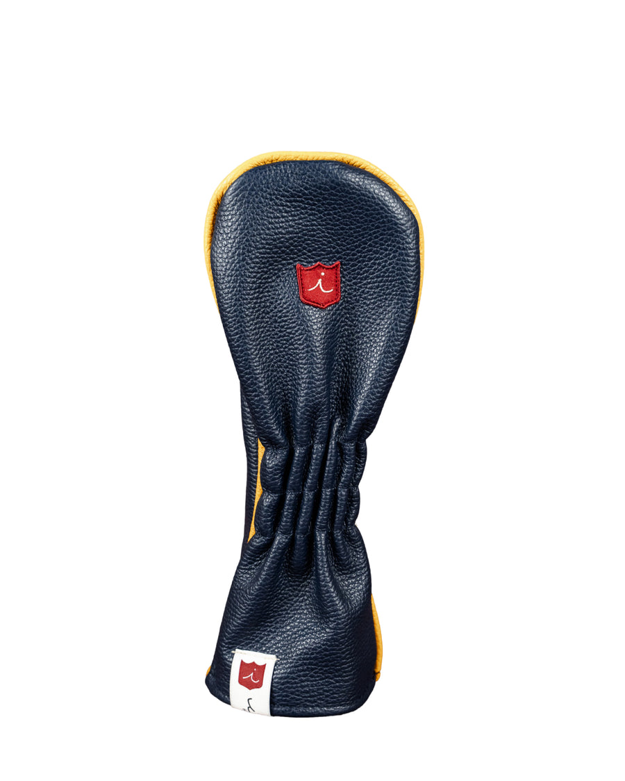 Michigan Navy Leather Fairway Wood Headcover