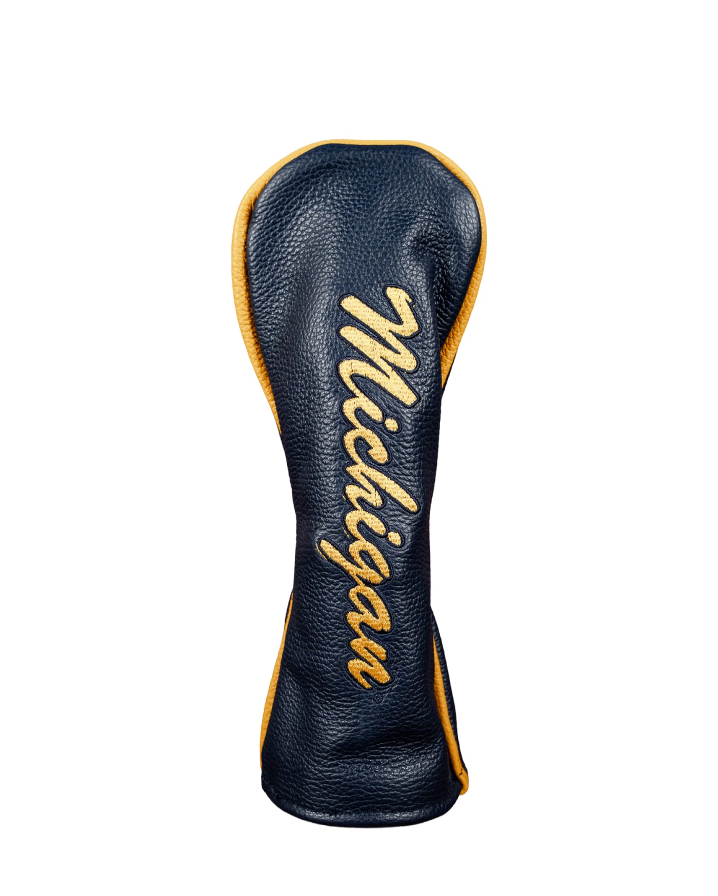 Michigan Navy Leather Fairway Wood Headcover