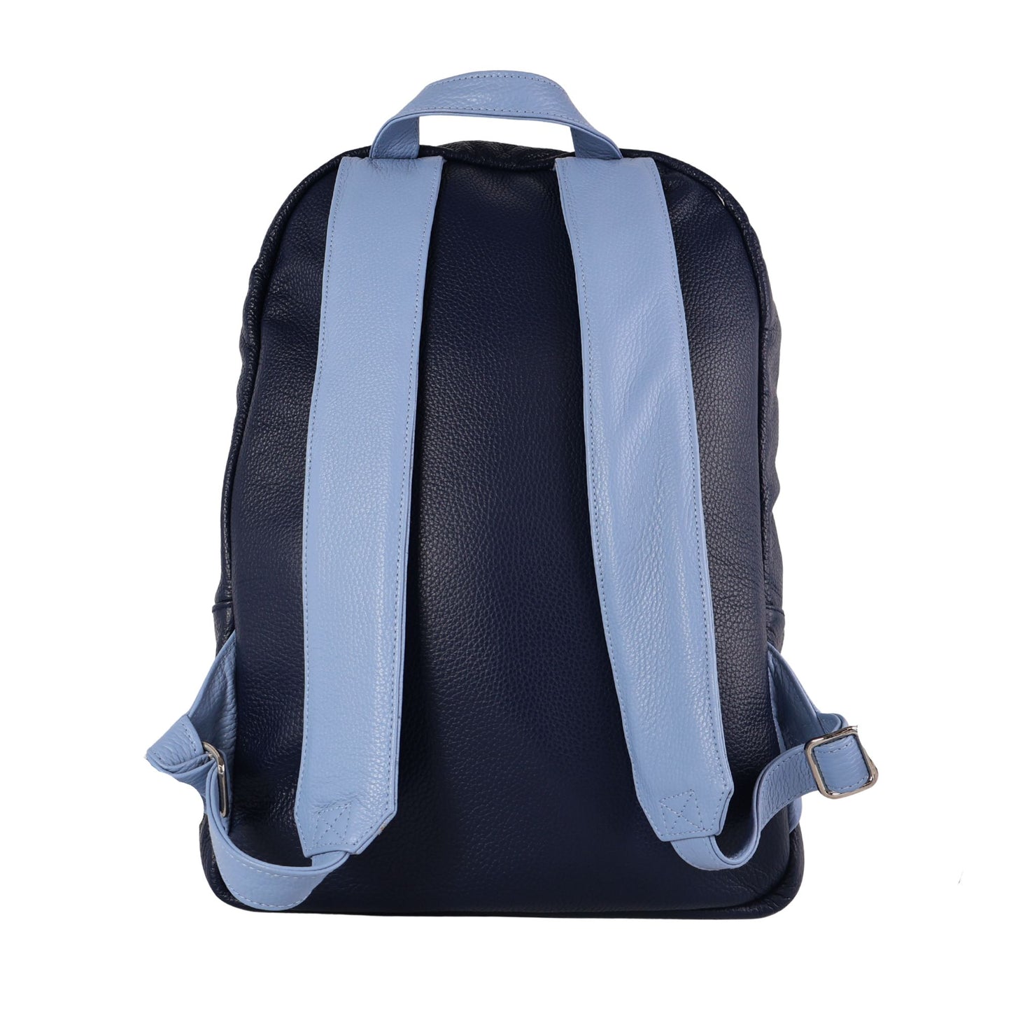 Red Label Backpack: Navy + Carolina Blue