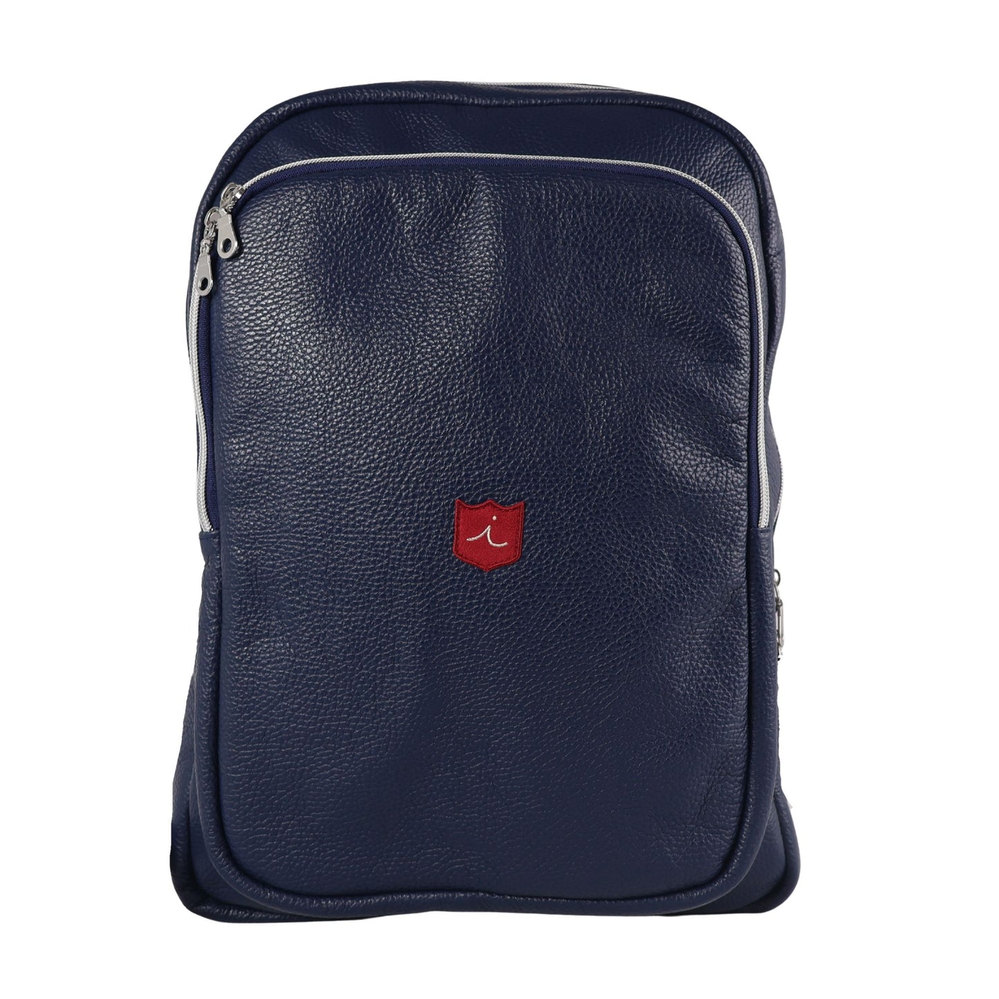 Red Label Backpack: Navy + Carolina Blue