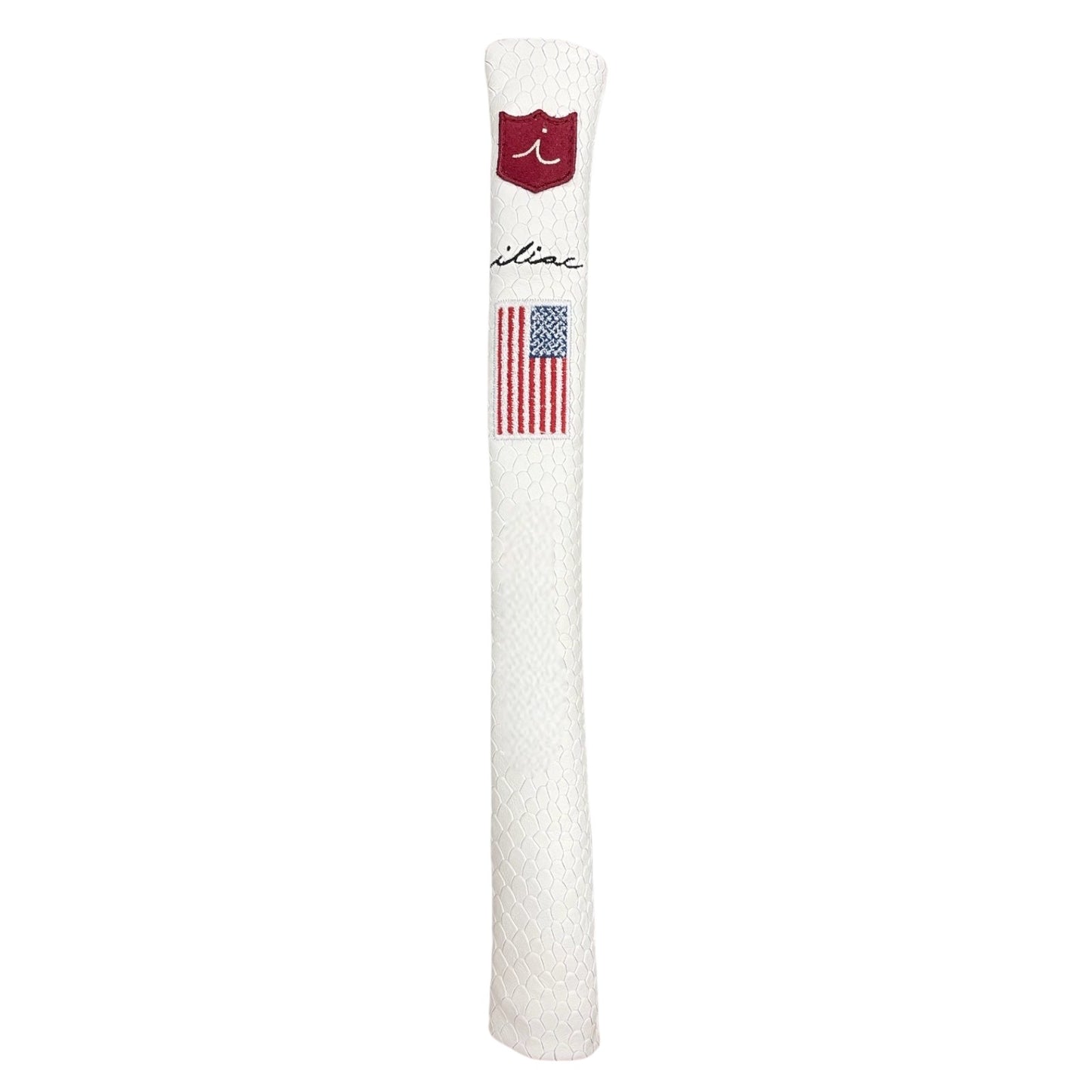 Flagged Alignment Stick Cover: White Boa