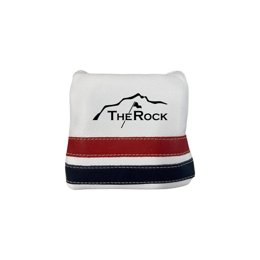 LR Standard Mallet Cover: Pure White + Sunday Red / Navy