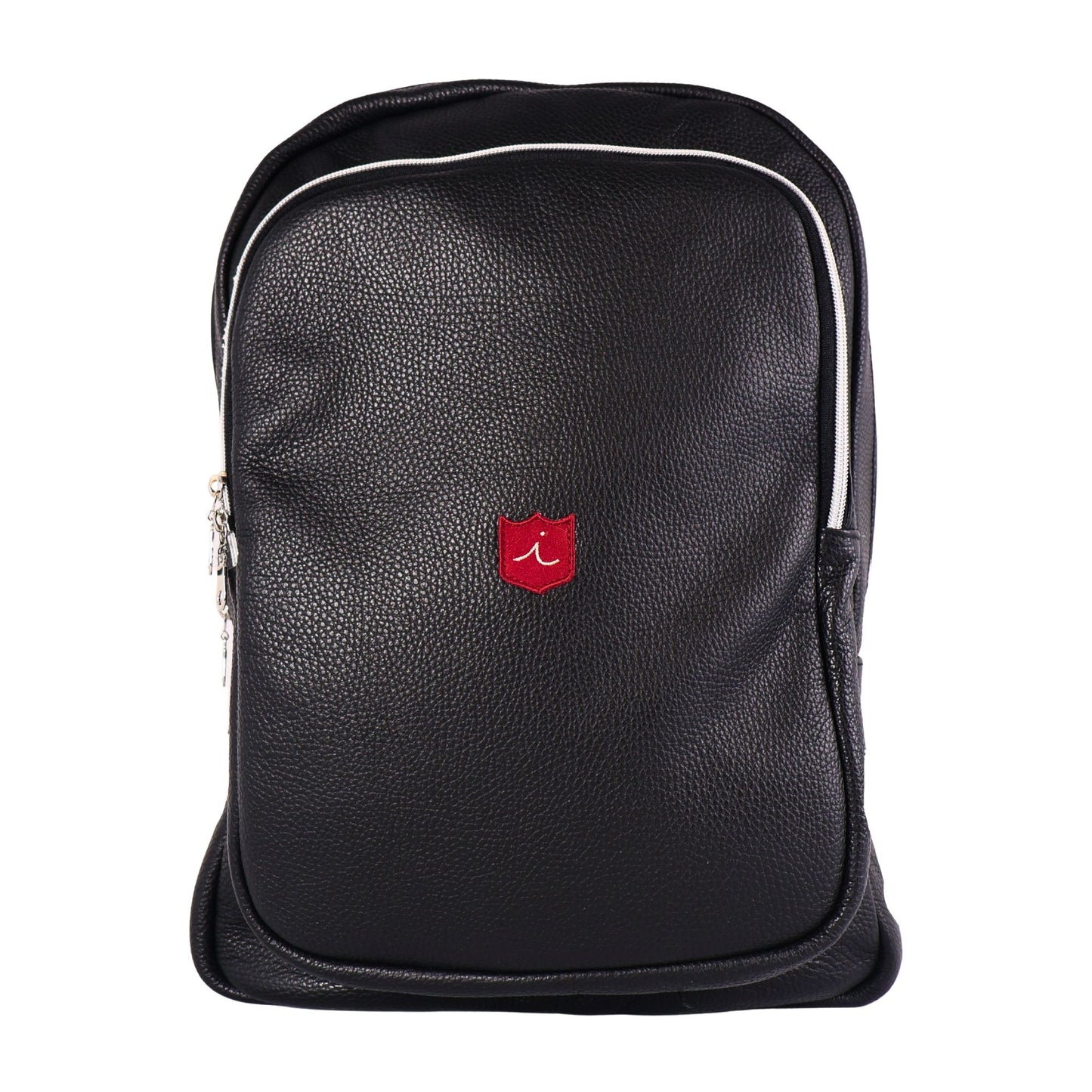 Red Label Backpack: Pitch Black + Pure White