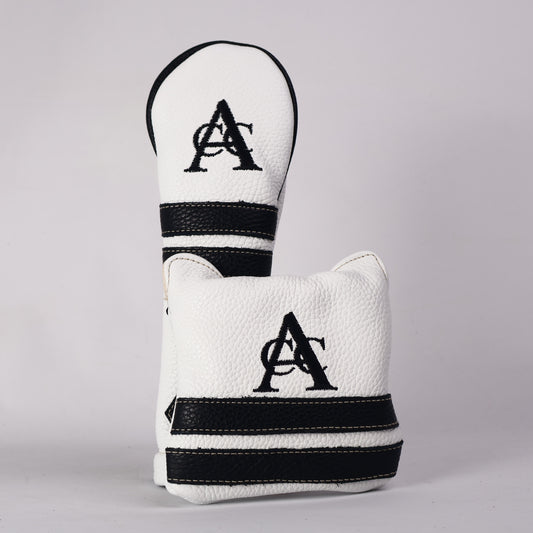 Headcover Set: Pure White + Pitch Black