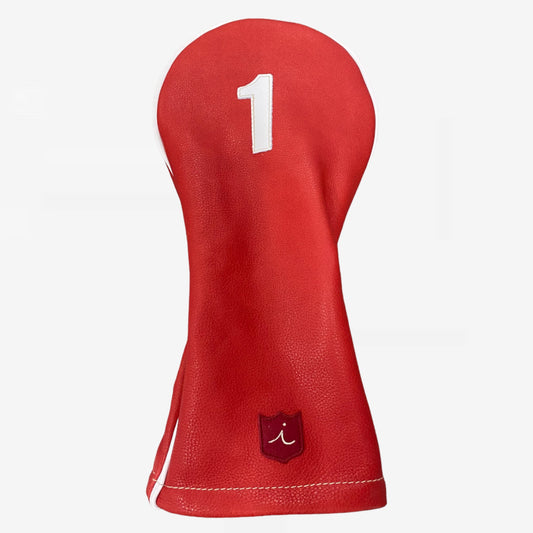 Classic Headcover: Sunday Red + Pure White + Pure White Piping
