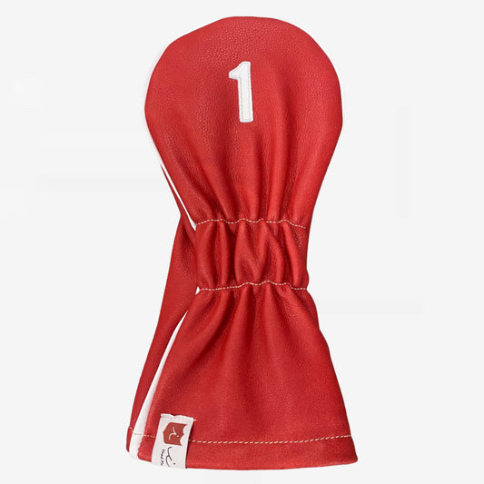 Classic Headcover: Sunday Red + Pure White + Pure White Piping
