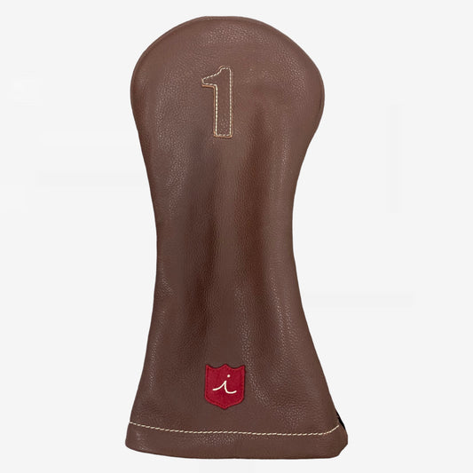 Classic Headcover: Tobacco Brown + Tobacco Brown + Tobacco Brown Piping