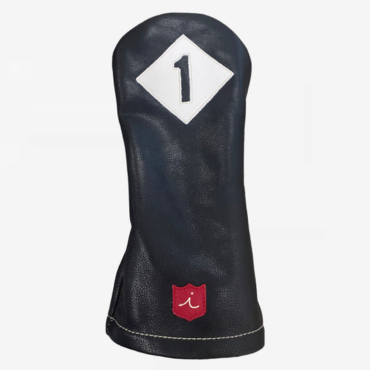 Vintage Headcover: Pitch Black + Pure White