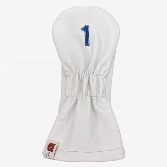 Vintage Headcover: Pure White + True Blue