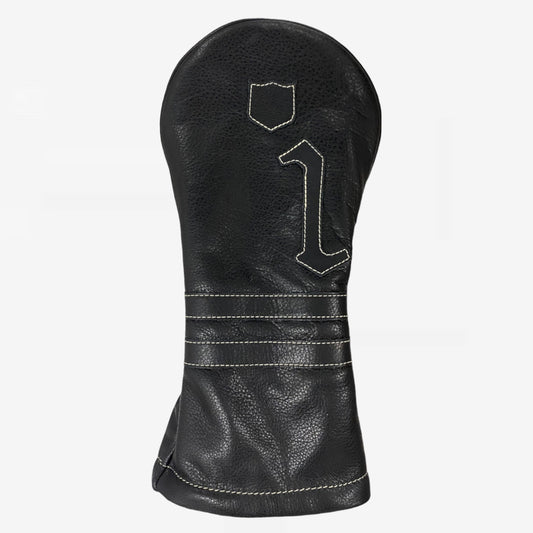 Timeless Headcover: Pitch Black + Pitch Black + Pitch Black Piping