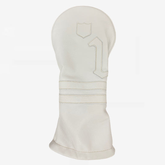 Timeless Headcover: Pure White + Pure White + Pure White Piping