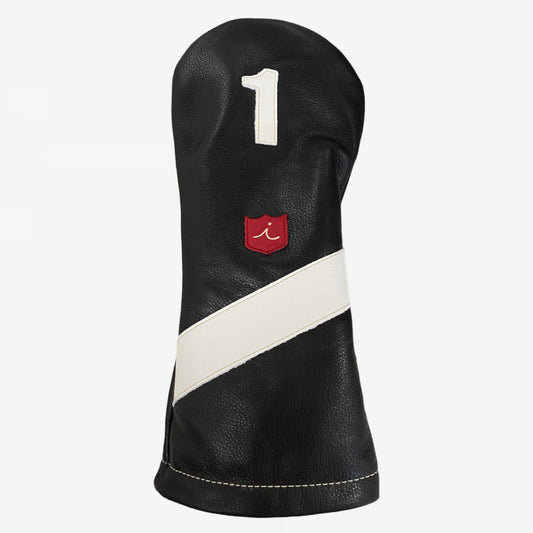 Royal Headcover: Pitch Black + Pure White