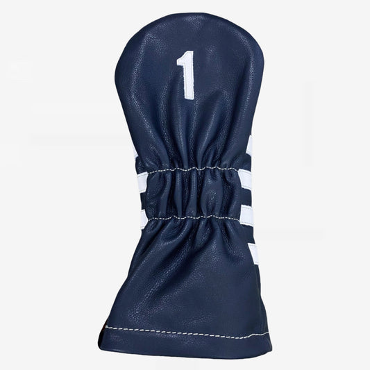 Polo Headcover: Midnight Navy + Pure White