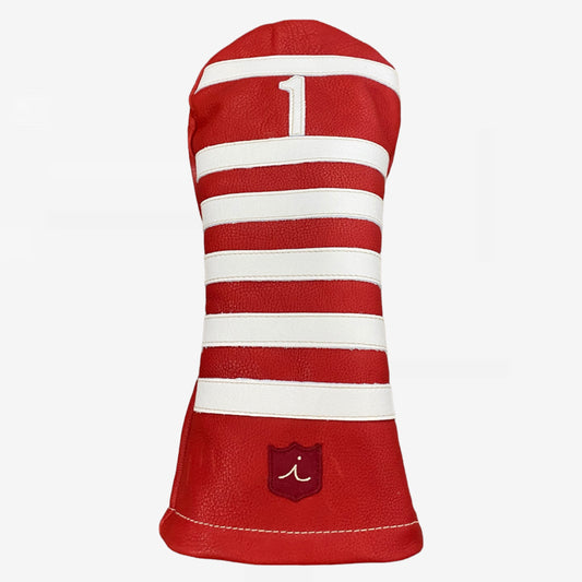Polo Headcover: Sunday Red + Pure White
