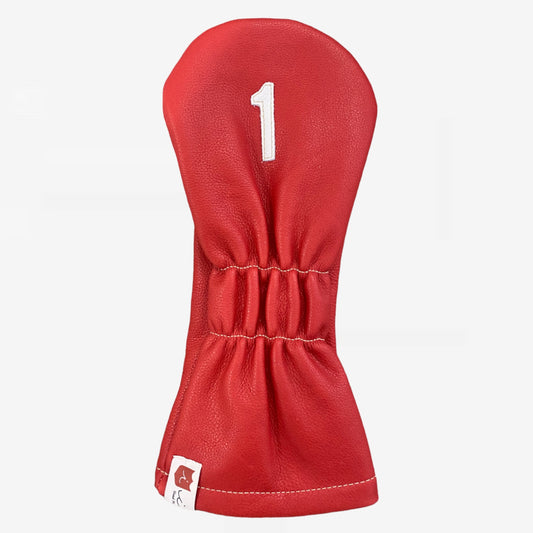 Argyle Headcover: Sunday Red + Pure White