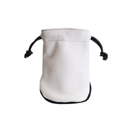 Valuables Pouch: Pure White + Pitch Black