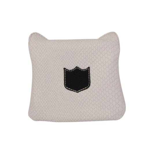 Mallet Putter: White Boa + Pitch Black