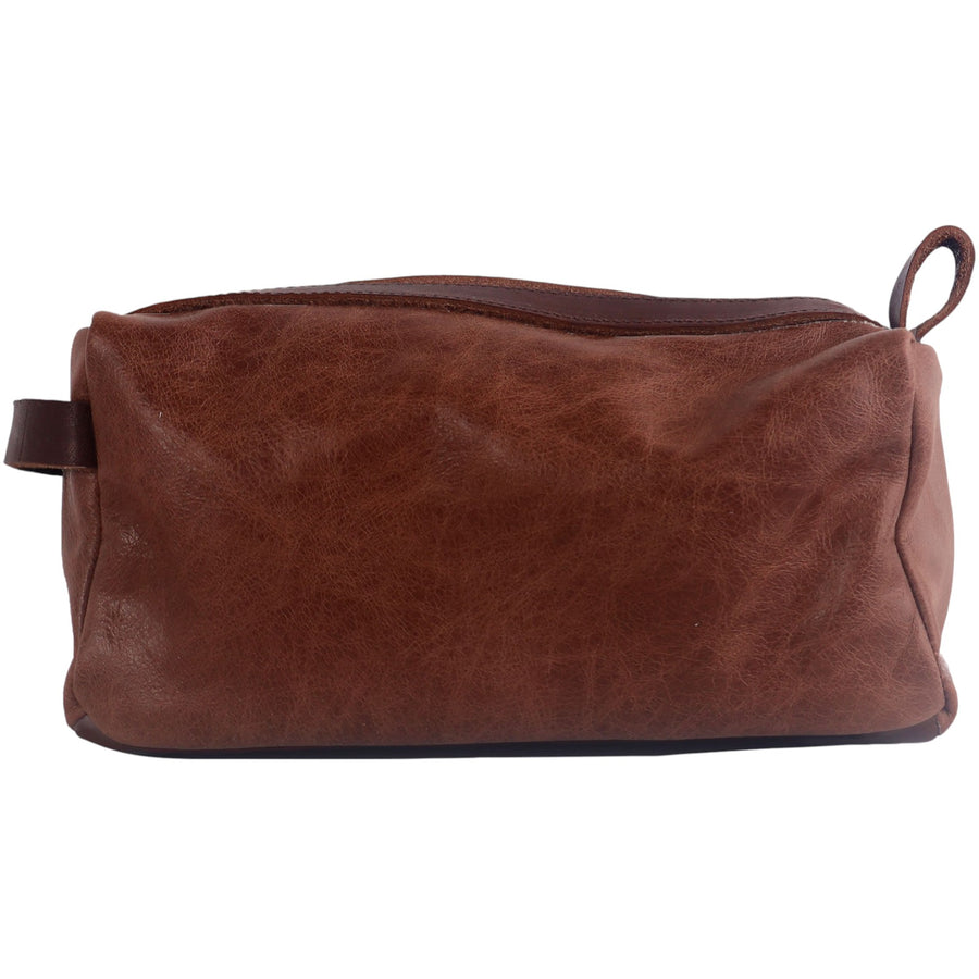 The M Kit Leather Toiletry Bag
