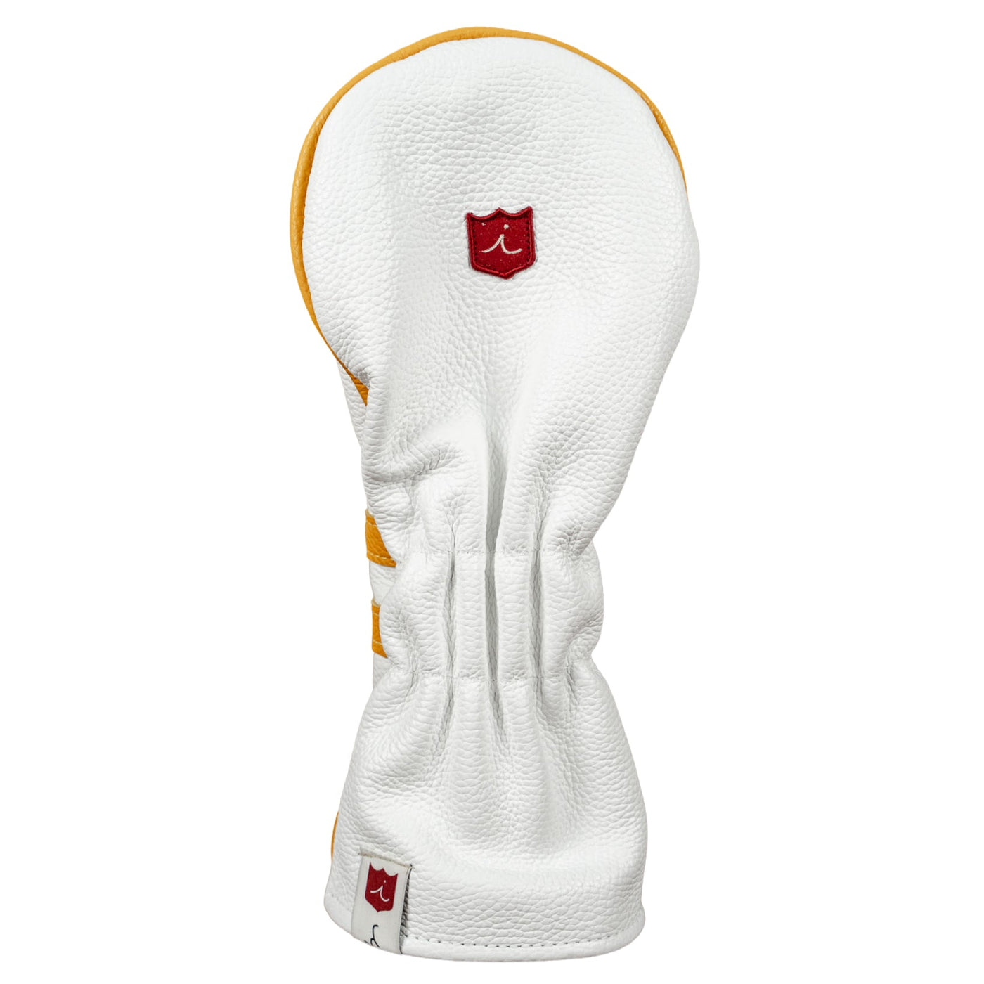 Michigan White Leather Driver Headcover