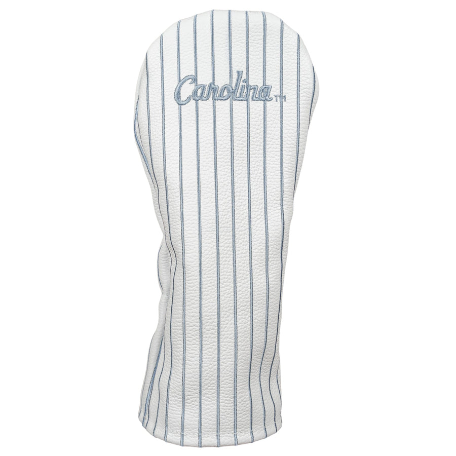 UNC Carolina Pinstripe Leather Driver Headcover